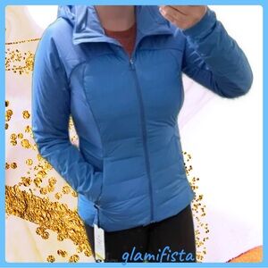 NWT - Lululemon Down For It Jacket Blue Nile sz.6 💙
